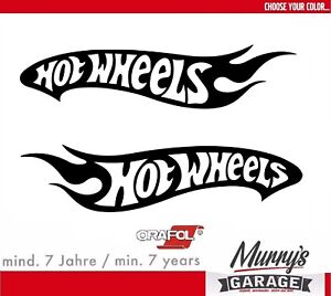 2x Hot Wheels Tuning 60x210mm Aufkleber Sticker Autocollant Étiquette Stance JDM