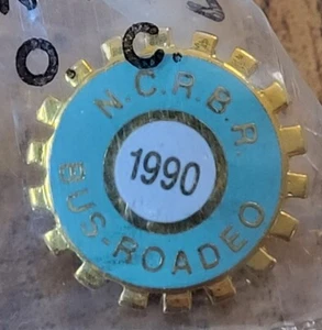 Vintage SF Muni 1990 N.C.R.B.R. Bus-Roadeo Pin San Francisco California Transit - Bild 1 von 3