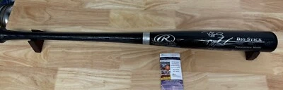Dwight "Doc" Gooden And Daryl Strawberry Signed Rawlings 34” Bat New York Mets - Image 1 of 4