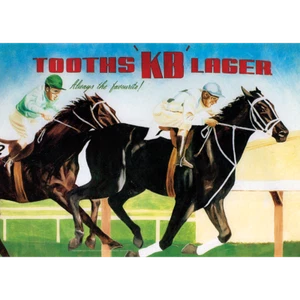 Tooths KB Lager Art Print – Horse Racing Retro Pub Art 1930s – 3 sizes Poster - Picture 1 of 5
