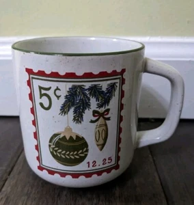 Target Vintage Weihnachten Stempel Kaffee Tee Becher Herz & Hand Magnolie Steinzeug  - Bild 1 von 5