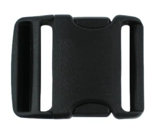 2" inch (50mm) BLACK Side Release Buckles STEALTH 1, 2, 5, 10, 25, 50 or 100 - Picture 1 of 2