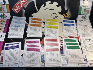 Betty Boop Monopoly Replacement Pieces/parts Betty Boop Title Deeds A7 - Picture 1 of 11