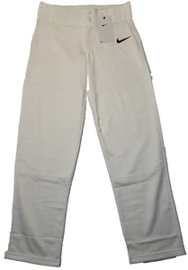 Nike Boy's Core Baseball Pants Color White AA9804-100 Size Medium FREE SHIP $25 - Picture 1 of 8