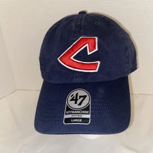 Herren '47 Marine Cleveland Indians Cooperstown Kollektion Franchise nicht verstellbar Hut Lg - Bild 1 von 6