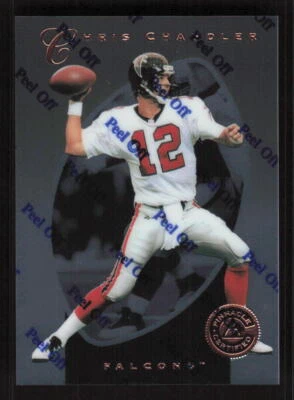 1997 Pinnacle Certified  #87 Chris Chandler  Atlanta Falcons - Image 1 of 2