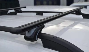 Barras transversales de bloqueo negras + piezas en T para Ford Transit Tourneo Connect 2002-2014 - Imagen 1 de 12