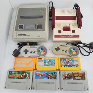 Nintendo Famicom & Super Famicom Console Japan with 6 games * US TARIFF PAID - Picture 1 of 10