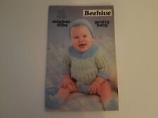Pretty Baby Vintage Knit & Crochet Pattern Book (Beehive Patons #420, 1980s)