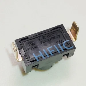 HONGFA KAG-01XC 2-pin vertical button self-locking switch 16A 125VAC - Picture 1 of 4