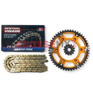 KIT DE PIÑÓN RENTHAL JUNTA TÓRICA CADENA STEALTH SUPERSPROX KTM EXC250 XCW250 1992-2025 - Imagen 1 de 11