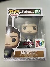 Andy With Leg Casts #1155 - Parks and Rec Pop! TV [Go! Exclusive]