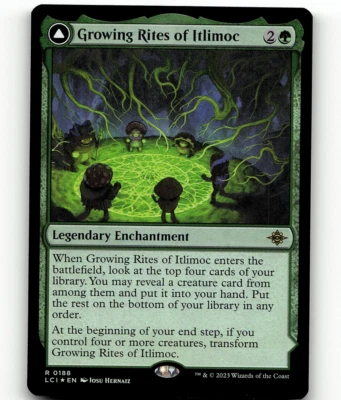FOIL - MTG Growing Rites of Itlimoc - The Lost Caverns of Ixalan - Image 1 of 2