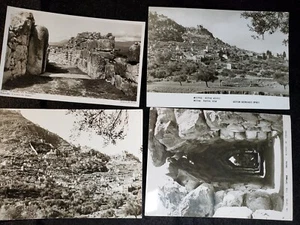 Tiryns Greece Set of 4 views Photographs; 1 has a postcard back (Picture 4 & 5) - Picture 1 of 7