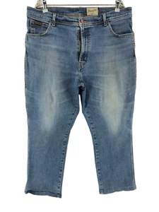 WRANGLER Men Texas Stretch Slim Tapered Jeans Size W40 L25 - Picture 1 of 10