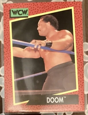 1991 Impel WCW #141 “Doom” Butch Reed Ron Simmons Wrestling Card Excellent condi - Image 1 of 2