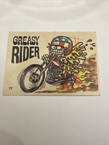 SILLY CYCLES sticker card #17 Donruss 1972 Odd Rods related