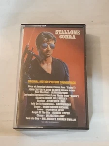 Stallone Cobra Motion Picture Soundtrack Kassette Themenlieder GETESTET - Bild 1 von 4
