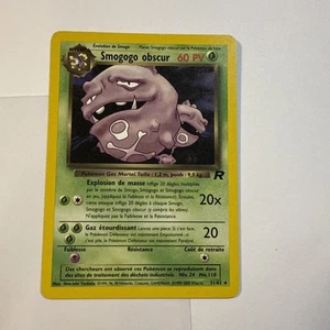 Smogogo Obscur French Pokemon Dark Weezing #31/82 Team Rocket No Creases - Picture 1 of 2