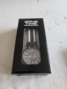 WASHINGTON CAPITALS, NHL Licensed, Game Time Watch-New Black &White Band in Box - Picture 1 of 4