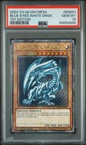 2024 YU-GI-OH! 25TH ANNIVERSARY: DM | 1ST EDITION BLUE-EYES WHITE DRAGON | PSA10 - Picture 1 of 2
