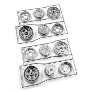 Tamiya Front Rear Rim Set For Buggy Champ Fast Attack Vehicle, RC Parts 19005073 - Picture 1 of 2