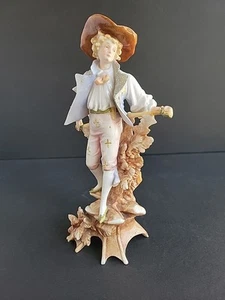 Vintage Capodimonte Porzellan Mann Figur Statue selten 3053 - Bild 1 von 15
