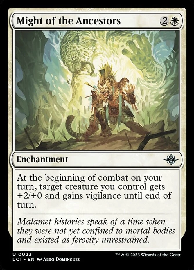 Might of the Ancestors - The Lost Caverns of Ixalan #0023 MTG Magic The Gatherin - Image 1 of 1