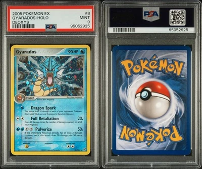 2005 Pokemon EX Deoxys Gyarados Holo 8/107 PSA 9 Mint - Image 1 of 3