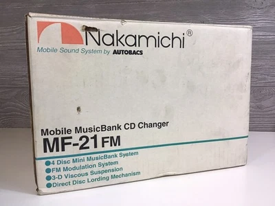 Cambiador de CD para automóvil Nakamichi MF-21FM Mobile MusicBank de colección - caja abierta (sin usar) Foto 1 de 4