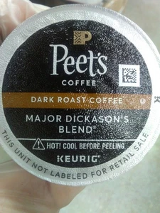 Peet's Major Dickason's Blend Dark Roast Coffee Pods - Pack of 48 Pods - Picture 1 of 1