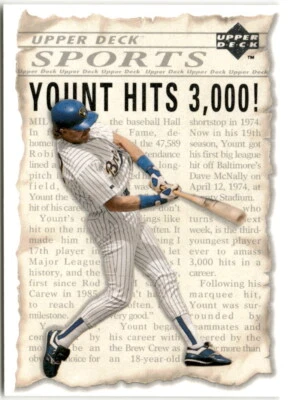 Upper Deck #SP5 1992 George Brett Robin Yount 3.000 éxitos Foto 1 de 2