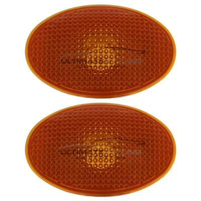 Par de repetidores indicador de ala lateral ámbar izquierda y derecha Ford Fiesta Mk4 1995-2000 Foto 1 de 4