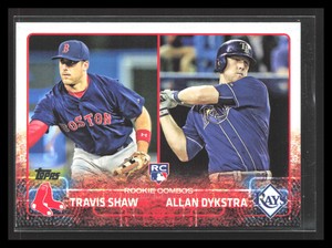 2015 Topps Update #US41 Travis Shaw / Allan Dykstra RC
