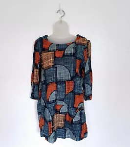 Túnica Seasalt Cornwall Cesta de Picnic Talla 10 Azul Lagenlook Bolsillos Vestido Calzoncillo - Imagen 1 de 14