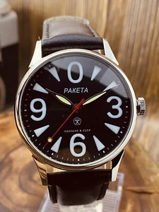 Reloj vintage Raketa ""Big Zero"" - estilo soviético minimalista con esfera distintiva - Imagen 1 de 18