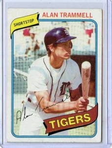 1980 Topps Alan Trammell Detroit Tigers #232 ⭐️💥🎯 VG/VG+ - Picture 1 of 2