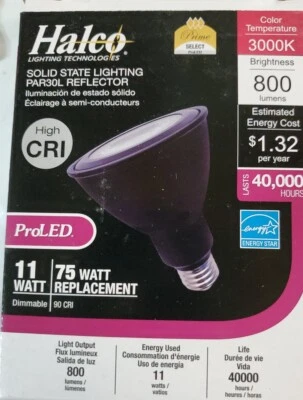 LED Flood : Halco ProLED Par30L 75 Watt Dimmable  Light Model # 82014 - Image 1 of 3