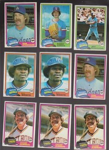 1981 Topps U Pick- 40% Off On 4+!