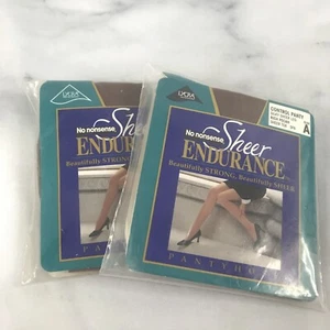 Pantyhose No Nonsense Lycra Sheer Endurance Control Top Size A Rich Pecan - Picture 1 of 4