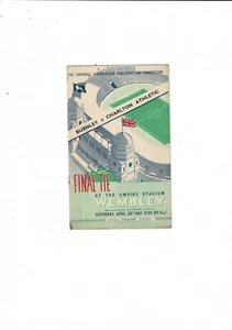 1947 Burnley v Charlton Athletic FA Cup Final Football Programme - Picture 1 of 3