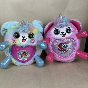 2 Zuru Rainbocorn Sweet Shake Surprise Plush Talking Unicorn Stuffed Animal Work - Picture 1 of 13
