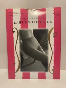 NEW Vintage Victorias Secret Lasting Luxuries Control Top Pantyhose Natural Med. - Picture 1 of 8