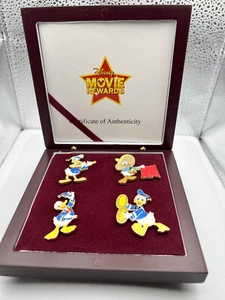 Disney Movie Rewards DMR - Donald Duck Through The Years - 4-Pin Set HTF LE 750 - Picture 1 of 4