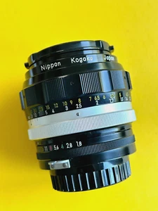 Nippon Kogaku Nikkor H 1,8 85 mm. Nikon. - Imagen 1 de 9