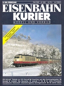 2ek8802/ Eisenbahn Kurier – Nr. 185 – Heft 2/1988 - TOPP HEFT - Picture 1 of 1