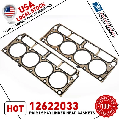12622033 Cylinder Head Gasket For Cadillac CTS Chevrolet Corvette 2009-2014 - Imagem 1 de 4