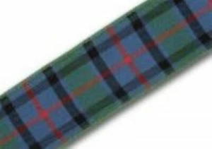 Scottish Thistle Berries White Heather Buttonhole 16mm wide Tartan Ribbon - Picture 1 of 29