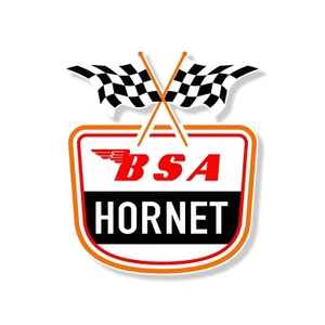 Britische BSA HORNET Motorrad Motorbike Aufkleber Sticker Emblem - Bild 1 von 1