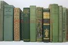 Lot 5 of GREEN Shades of Green Old Vintage Antique Rare Hardcover Random Books